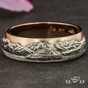 Carved wedding store bands